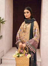 HemStitch Embroidered Silk 3 Piece Unstitched Suit HS24SE D-USC-05 MAYA
